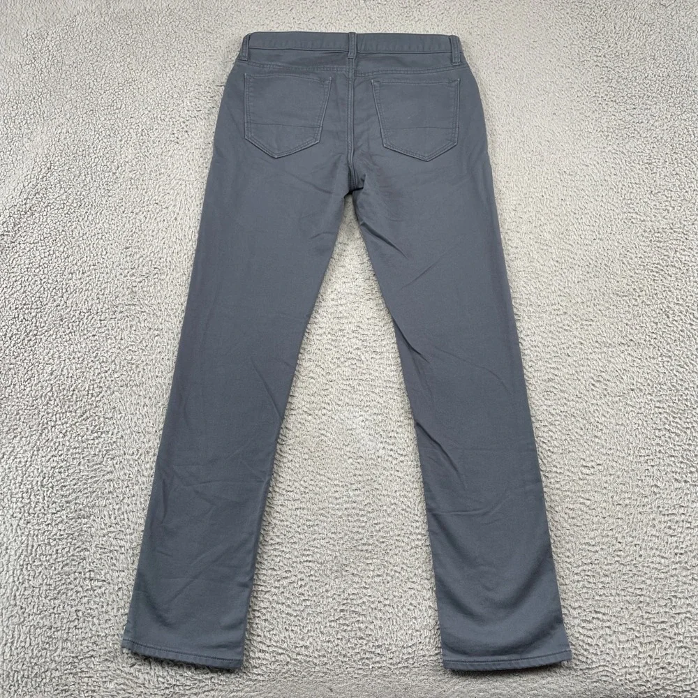 Banana Republic Travel Jean Mens 31x32 Gray Slim Fit Stretch Chino Pants
